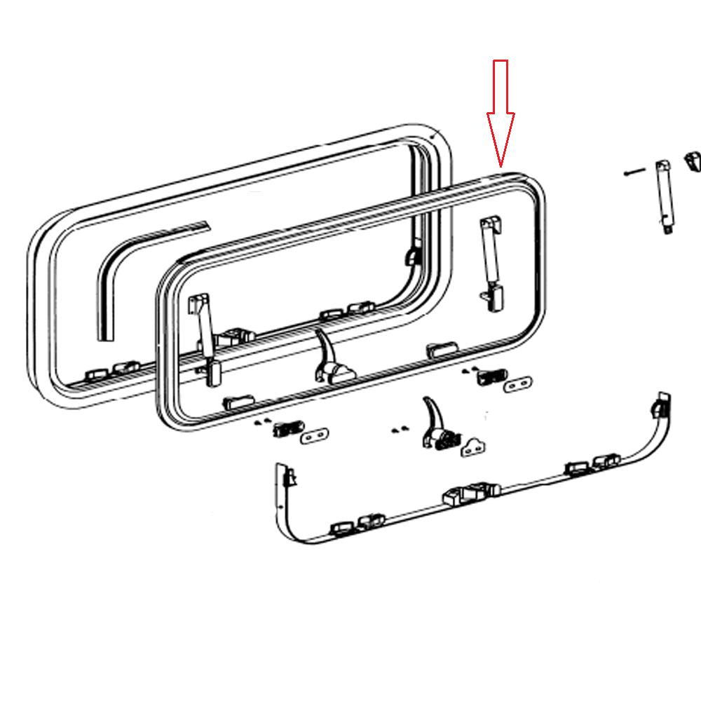 Dometic SZ7 Raam Centrale Vergrendeling 40x65cm