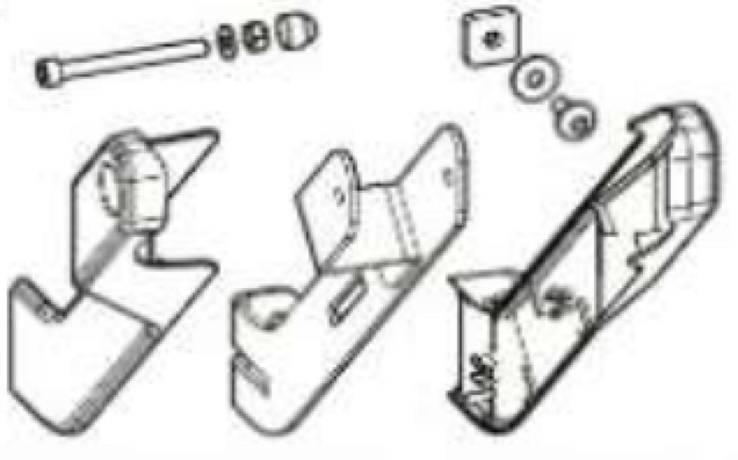 Thule VeloTrack Bottom Mounting Compleet