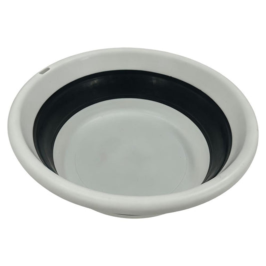 ViaMondo Mand Rond Opvouwbaar Grijs/Wit 4.5L