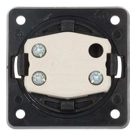 Berker Jalouzie Drukcontact Flow/Pure Inbouw Chroom Mat