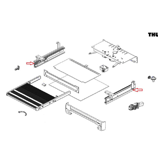 Thule Slide-Out V19 Frame Ducato/Jumper/Boxer 700