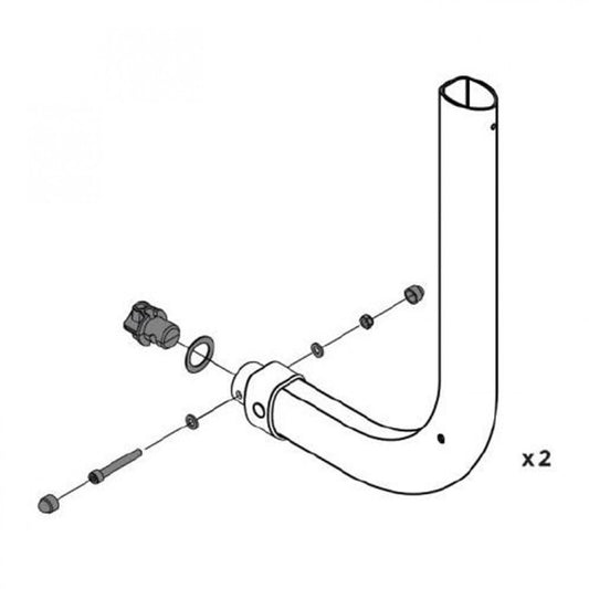Thule Adapter 4 Point Fixation Fiamma 5 Set