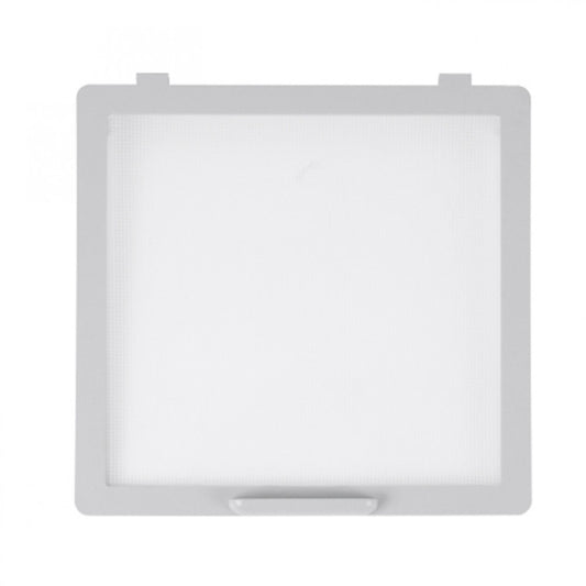 MPK Vliegenhor Scharnier Buitenzijde 28x28cm Wit