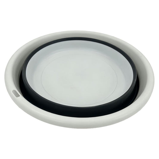 ViaMondo Mand Rond Opvouwbaar Grijs/Wit 4.5L