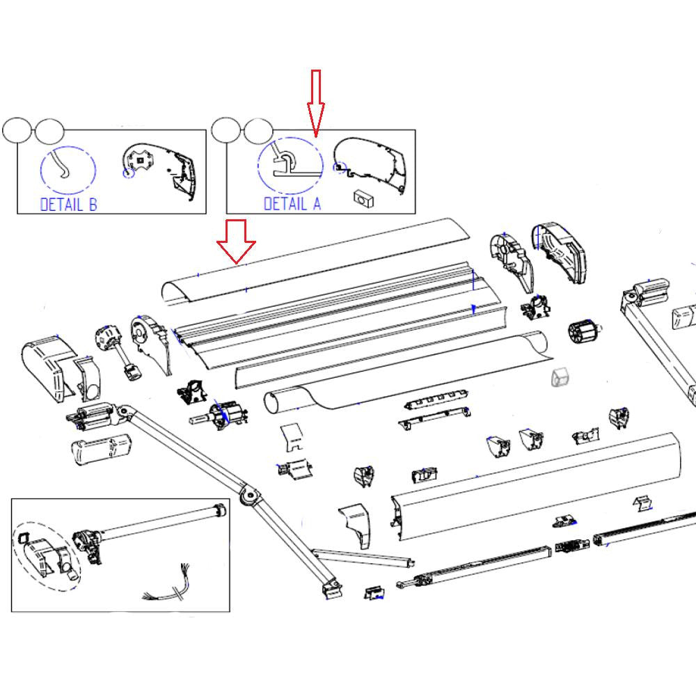 Thule Cover Housing 9200 4.50 Wit V2