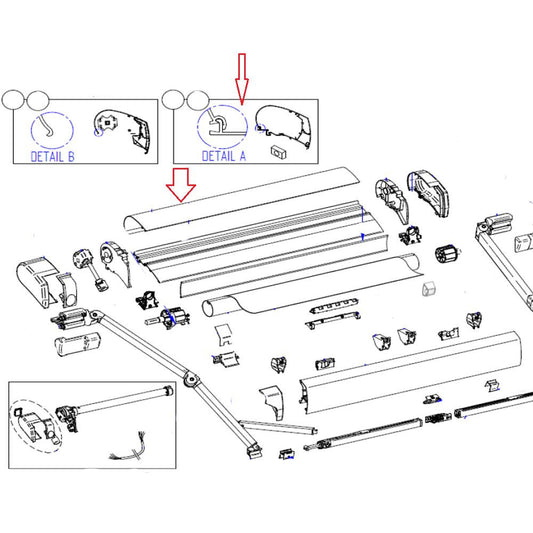 Thule Cover Housing 9200 4.50 Wit V2