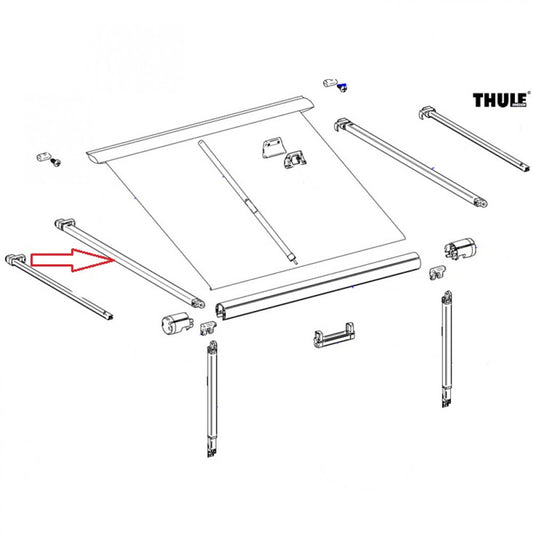 Thule Rafter Arm Assy LH 1200 3.50/5.50