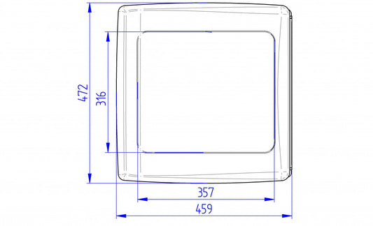 Thule Vent Wit 40x40cm
