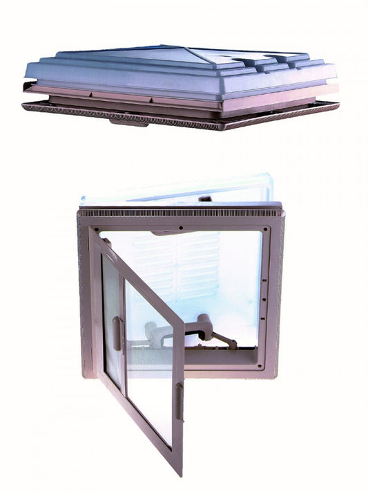 MPK Dakluik 40x40cm Wit Kader+Combirollo