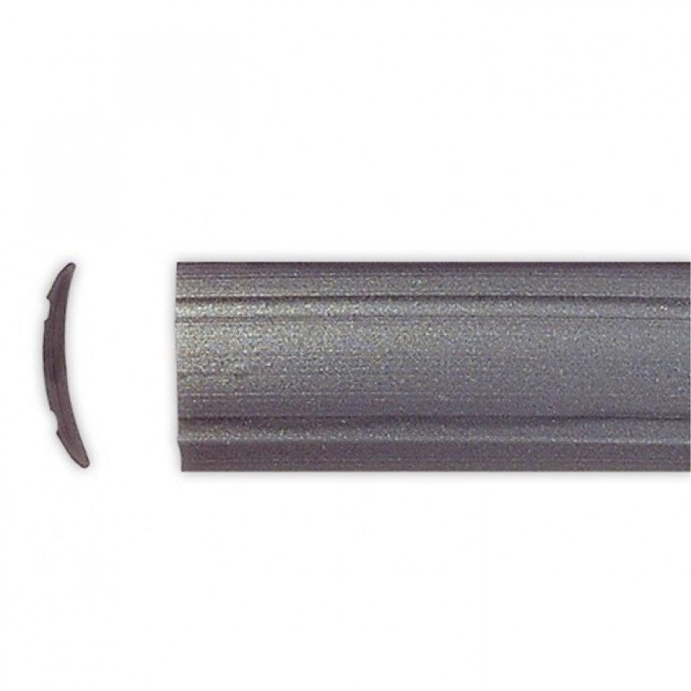 Inlegbies Donkergrijs 12mm 200m
