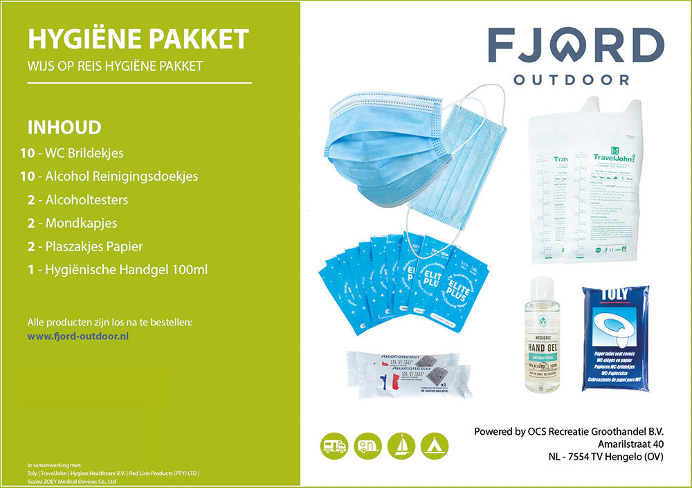 Wijs op Reis Hygiëne Pakket