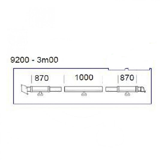 Thule clamping profile 9200 3 m Right
