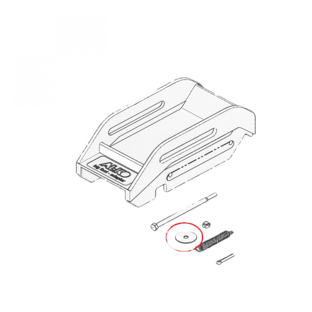 AL-KO Big Foot Opvulring 6.4x30x1.25mm A2-70