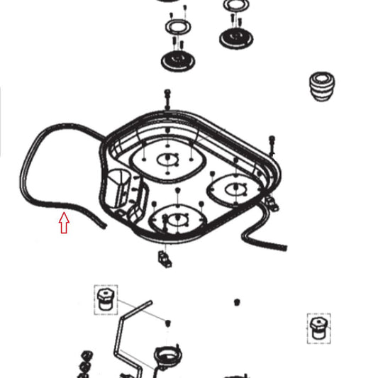 Dometic Profielafdichting Kookplaat