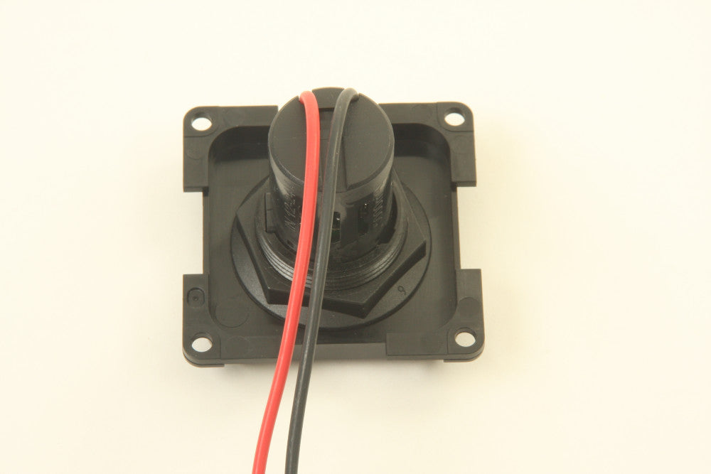 Presto Contactdoos 2x USB Lader 12V Inbouw S-10.000 Zwart