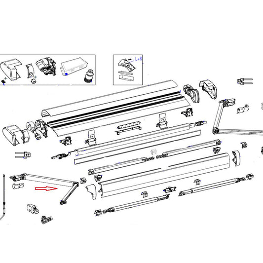 Thule LH Spring Arm 6300 2.60mtr