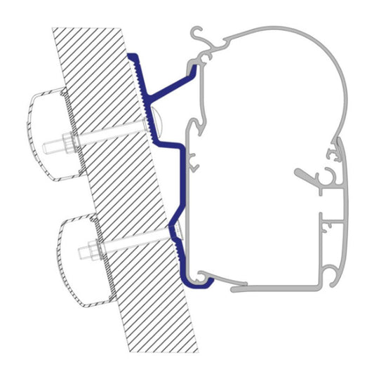 Dometic Ducato H3/Le Voyageur Adapter 300