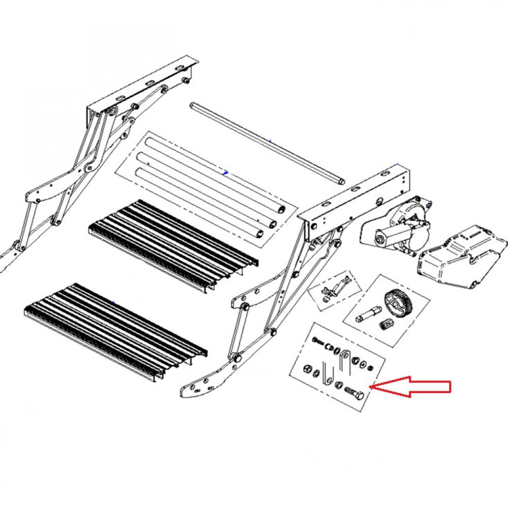 Thule reapir kit rivet double step skirt