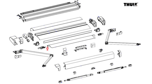 Thule 6300 Roller Tube 3.25 D30