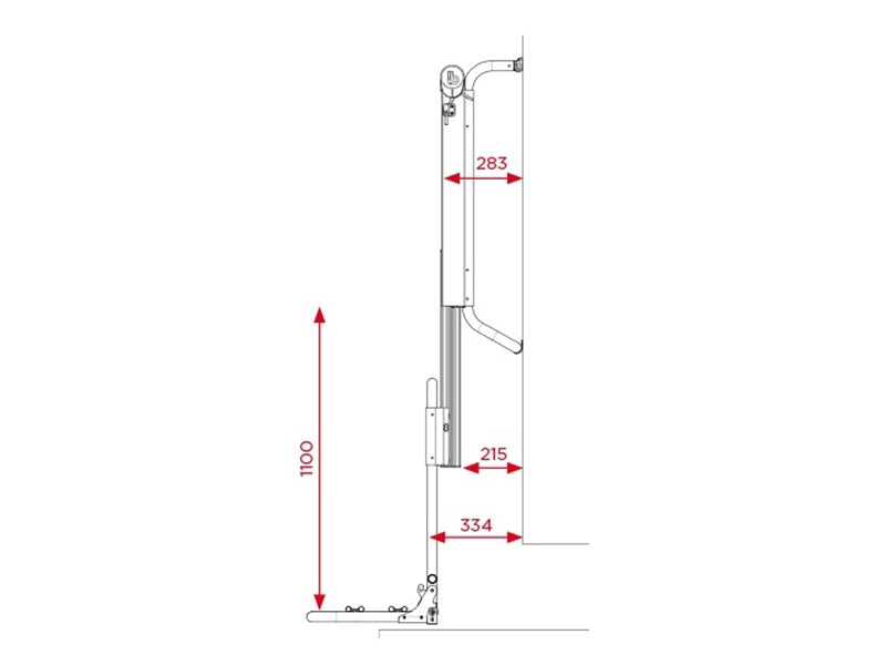 BR-Systems Bike Lift elektrische fietsendrager