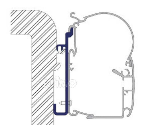 Dometic PerfectWall adapter Rapido maat 7/8 luifeladapter