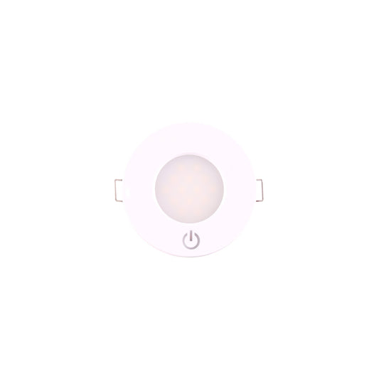 LED Inbouwspot Button + Schakelaar 12V 2.5W