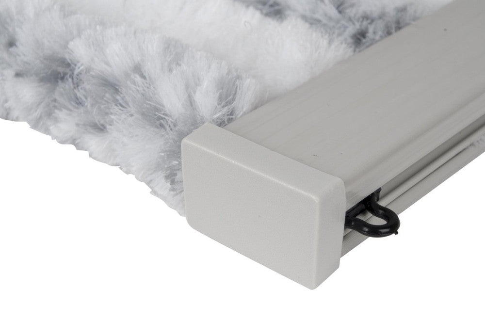 Arisol Chenille Gordijn 56x200 Grijs/Wit