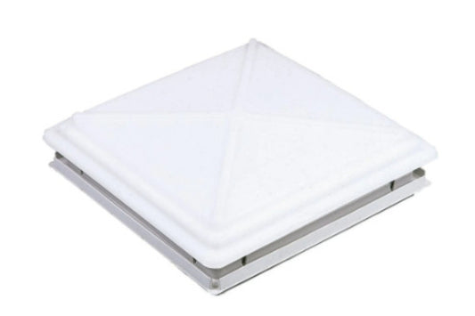 MPK Dakluik 40x40cm Melkglas Grote Kap+Combirollo Grijs
