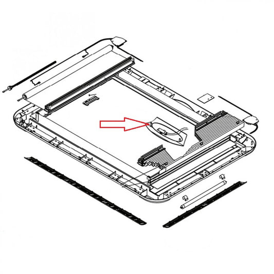 Dometic Heki 4 Afdekkap slinger BG1588