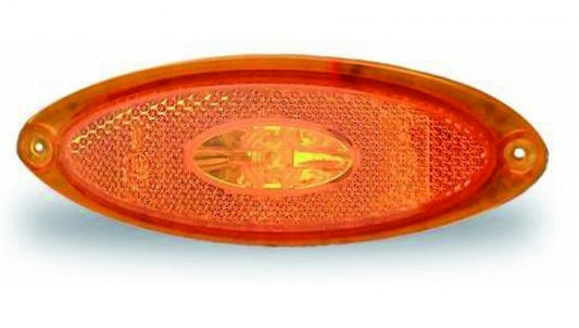 Jokon Zijmarkering LED SMLR2010 Ovaal Opbouw Oranje-Oranje Frame