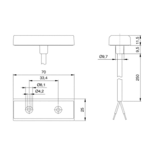 Jokon Kentekenverlichting K307 Opbouw