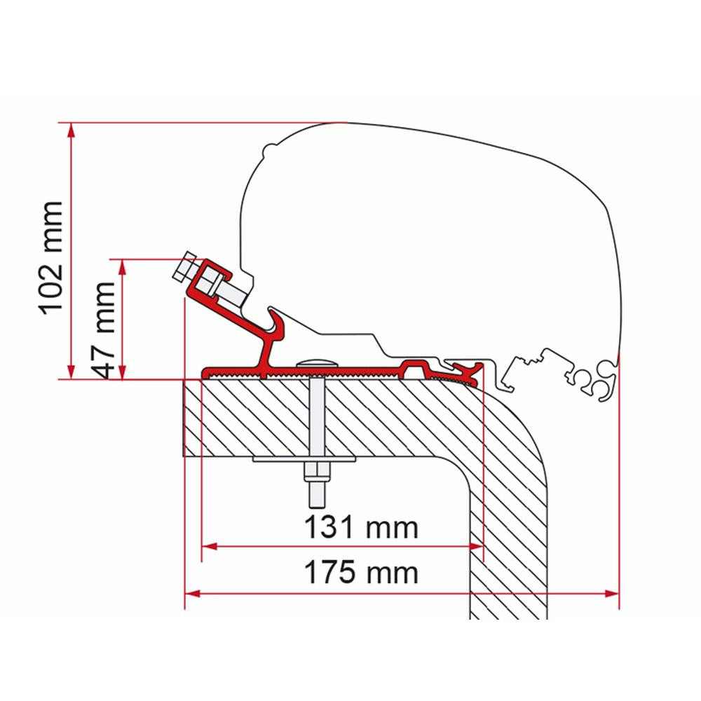 Fiamma Hymer Adapter 550 F65/F80