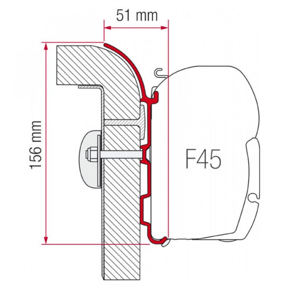 Fiamma Bürstner Adapter 450 F45