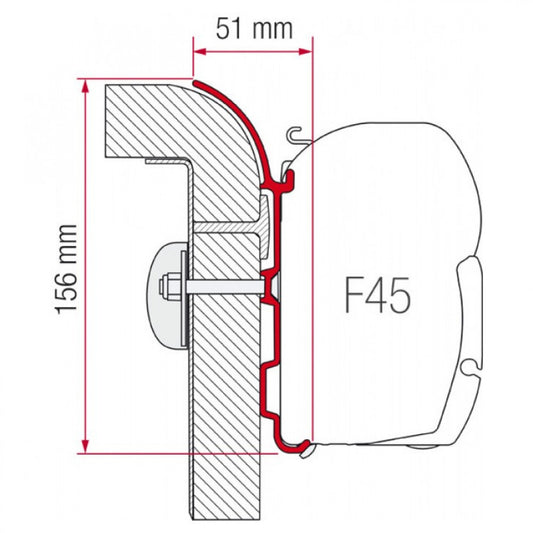 Fiamma Bürstner Adapter 450 F45