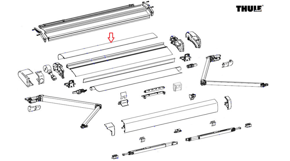 Thule Adapter Eriba Touring Cover Housing 6200 2.8