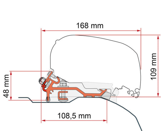 Fiamma F80 Ducato H2/ L2/ L3 >06 DB LHD/ RHD