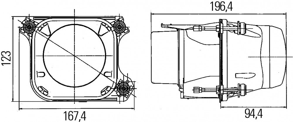 Hella Dimlicht/Grootlicht Bi-Xenon D2S