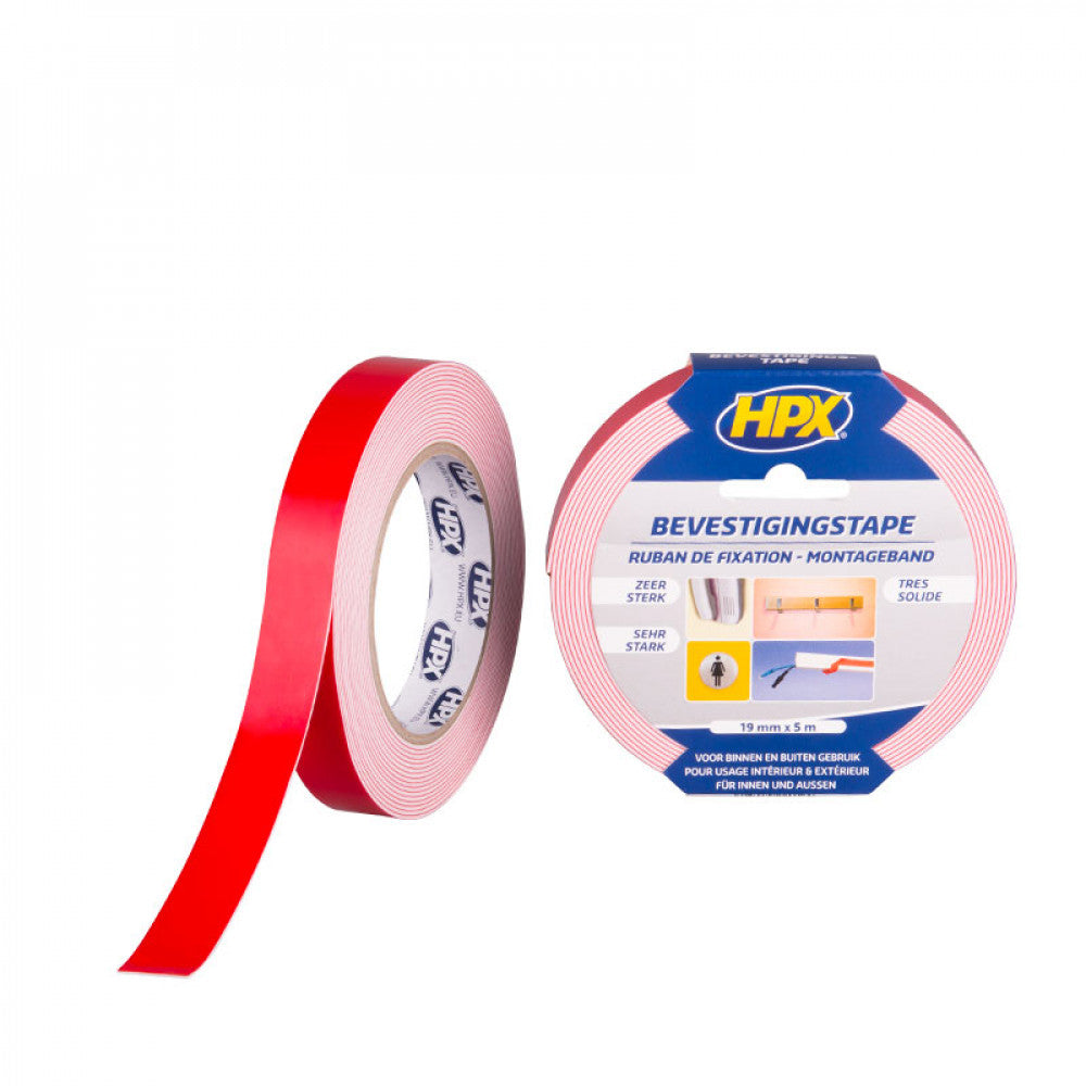 HPX Spiegel Bevestigingstape - Wit 5m