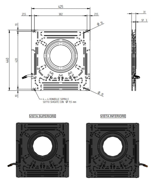 Fasp Swivel Origineel Renault Master >2010/Opel Movano >2011/Mercedes Sprinter W906 Bestuurder