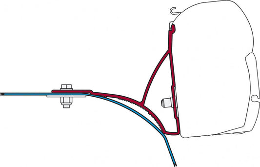 Fiamma Ducato/Jumper/Boxer Roof Rack Kit H2-L2/L3 >2006 F45