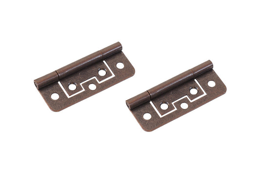 Scharnier Vlak Brons 63x25mm 2st.