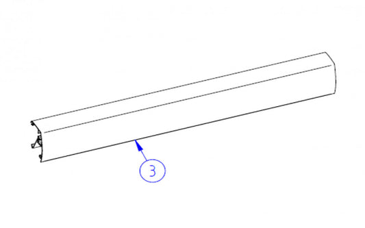 Thule lead rail 6200 4,25m white
