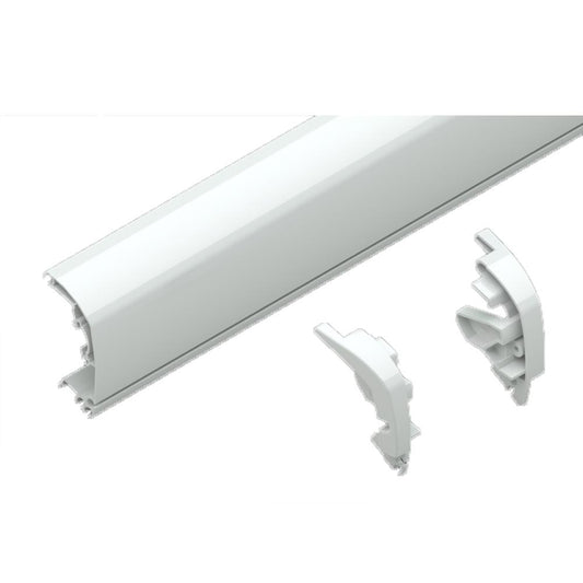 Fiamma F80S Lead Rail met Afdekkap 340 Polar White