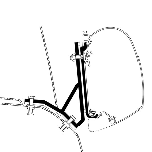 Thule Ducato/Iveco H2 Lift Roof Adapter
