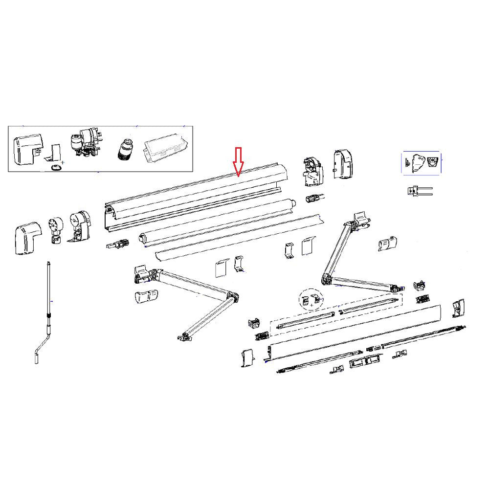 Thule Main Housing 5200 2.60 Geanodiseerd