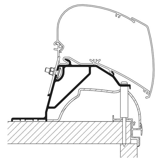 Thule Hobby Caravan Roof Adapter 2024