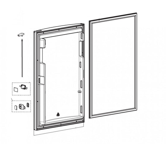 Dometic Door complete service 525x758 RMS8550