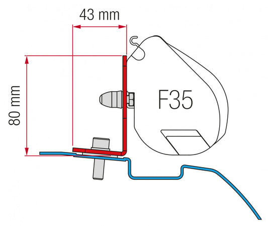 Fiamma Nissan NV200 Kit H1-L1 F35