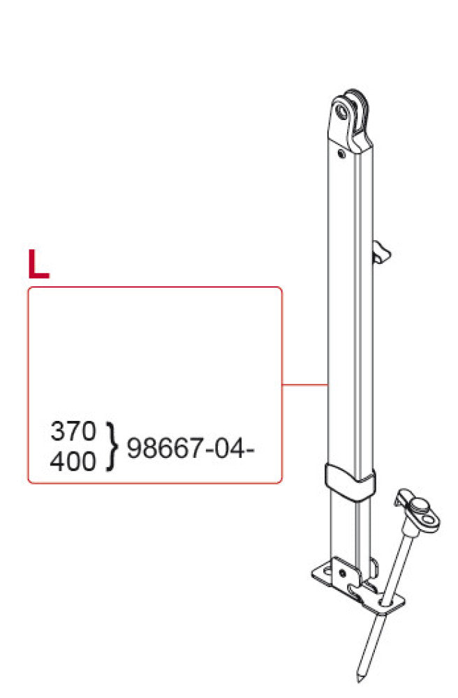 Fiamma F65/F80 Staander Links
