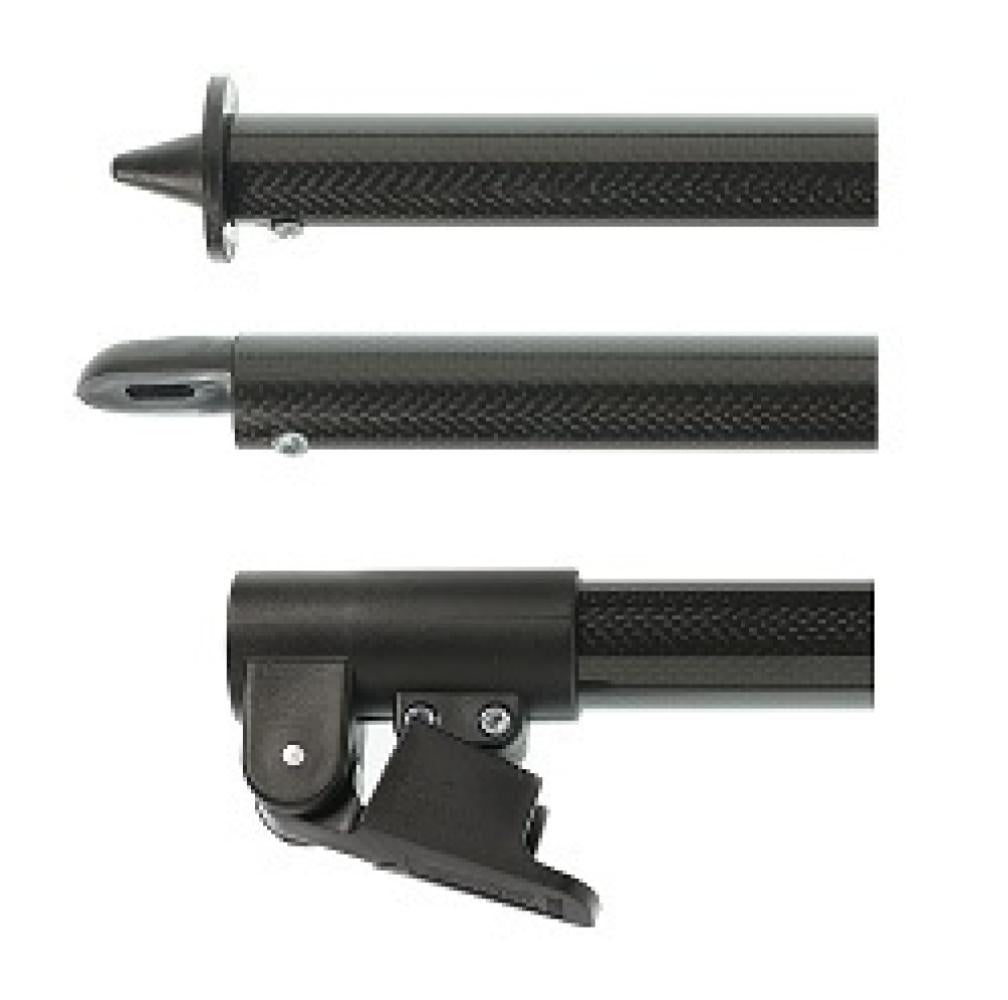 Campking Stormstok puntdop 25/22mm 180-260cm CFRP